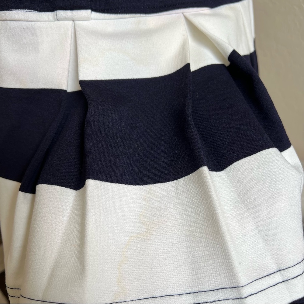 Burberry Sports Tennis Knit Striped Box Pleated Skirt Short Dress US6 - Picture 10 of 17